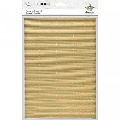 Titanum Karton karbowany A4 5 kolor�w metalizowanych mix
