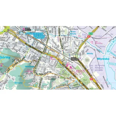 Gda�sk Sopot plan miasta 1:26 000 laminat midi 2023