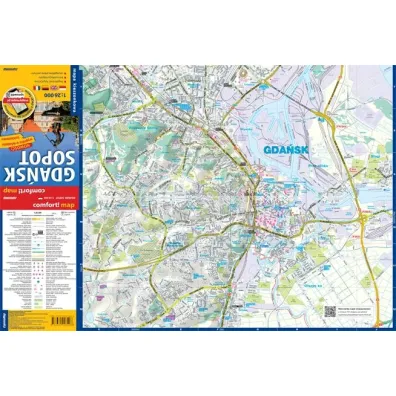 Gda�sk Sopot plan miasta 1:26 000 laminat midi 2023