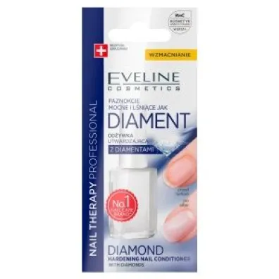 Eveline Cosmetics Nail Therapy Lakier od�ywka utwardzaj�ca do paznokci Diament 12 ml