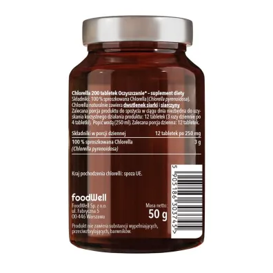 Purella Chlorella Suplement diety 200 tab.