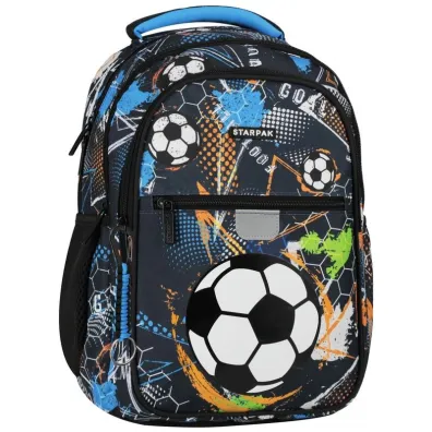Plecak szkolny Football blue STARPAK 550864