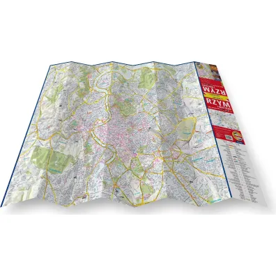 Rzym i Watykan mapa samochodowa 1:12 000 papier 2024