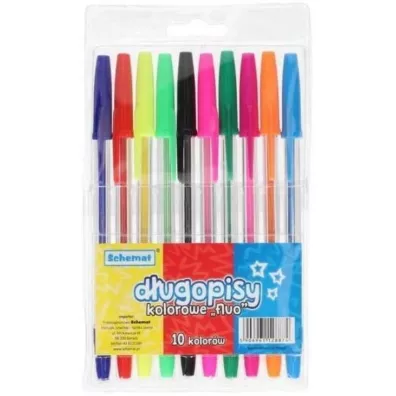 Schemat D�ugopisy fluorescencyjne 10 szt.