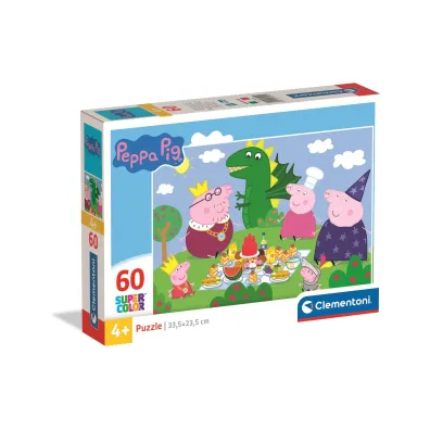 Puzzle 60 el. SuperColor. Peppa Pig Clementoni