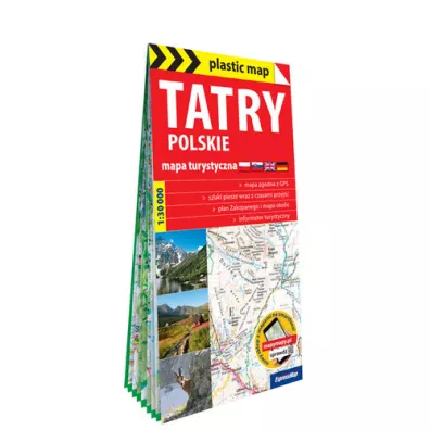 Plastic map Tatry polskie 1:30 000 w.2023