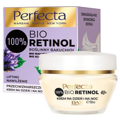 Perfecta Bio Retinol 40+ przeciwzmarszczkowy krem na dzie i noc nawilenie & llifting 50 ml