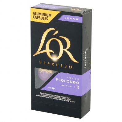 Lor Kawa mielona w kapsukach Espresso Lungo Profondo system Nespresso 10 x 5,2 g