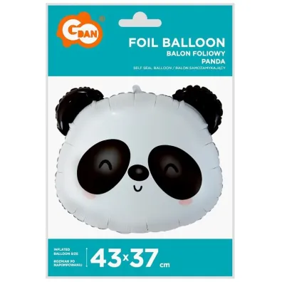 Godan Balon foliowy Panda 43x37cm