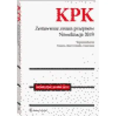 Kodeks post�powania karnego Zestawienie zmian przepis�w Nowelizacja 2019