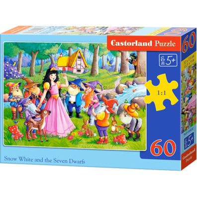 Puzzle 60 el. Snow White and the Seven Dwarfs Castorland