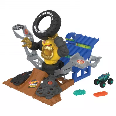 Hot Wheels. Monster Trucks Arena Smashers – Arena Goryla Zestaw HPN71 Mattel
