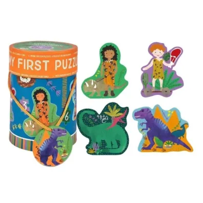 Puzzle dla pocz�tkuj�cych dinozaury 4w1 Floss & Rock