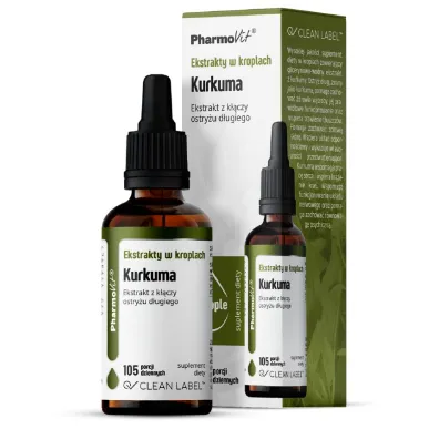 Pharmovit Kurkumina Ekstrakt w kroplach suplement diety 30 ml