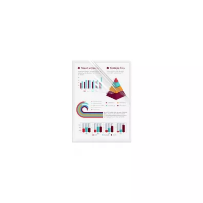 Ofert�wka A4 PVC L twarda przezroczysta 0.20mic op25szt BIURFOL OF-01