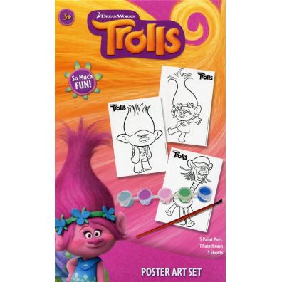 Trolls Arts and Craft asst/POSTER ART SET/