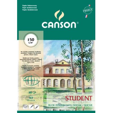 Canson Blok rysunkowy Student A3 150 g 30 kartek
