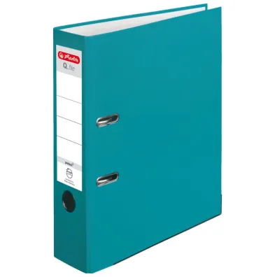 Herlitz Segregator A4 PP Q file turkusowy 8 cm