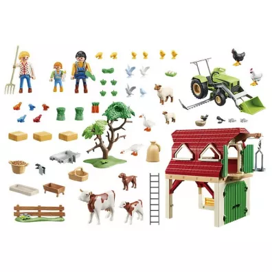 Zestaw figurek Country 70887 Gospodarstwo rolne z hodowl� ma�ych zwierz�t