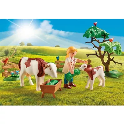 Zestaw figurek Country 70887 Gospodarstwo rolne z hodowl� ma�ych zwierz�t