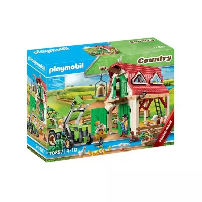 Zestaw figurek Country 70887 Gospodarstwo rolne z hodowl� ma�ych zwierz�t