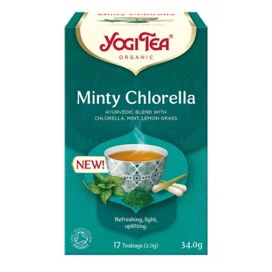Yogi Tea Herbatka mi�towa z chlorell� (minty chlorella) 17x2,2g Bio