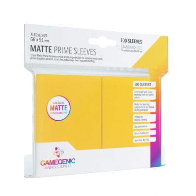 Gamegenic Koszulki Matte Prime CCG Sleeves Yellow 66 x 91 mm 100 szt.