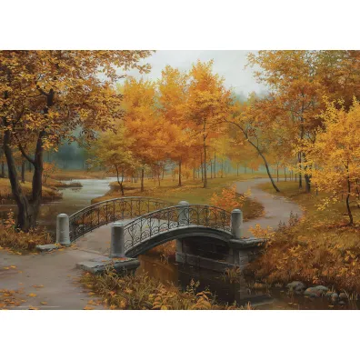 Puzzle 1000 el. Autumn in an Old Park Eurographics