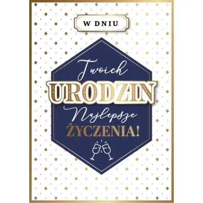 Armin Style KARNET URODZINY B6 Z KOP AS GM-1225 FOL