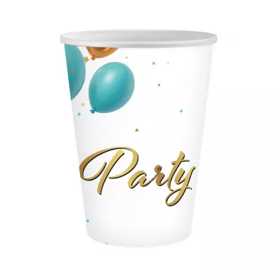 Godan Kubeczki papierowe Party 250ml 6 szt.