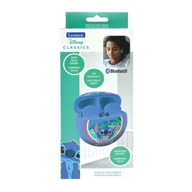 S�uchawki bezprzewodowe Stitch bluetooth Lexibook HPBT05D