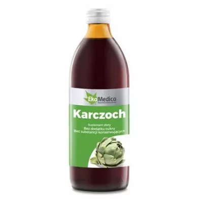 Eka Medica Karczoch sok 99,8% - suplement diety 500 ml