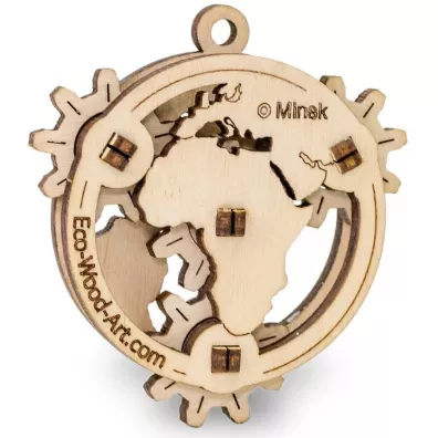 Puzzle Drewniane 3D May Globus Nice-idea.pl