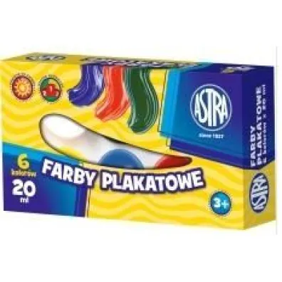 Astra Farby Plakatowe 6 x 20 ml