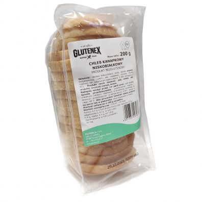 Glutenex Chleb kanapkowy niskobiakowy bezglutenowy 200 g