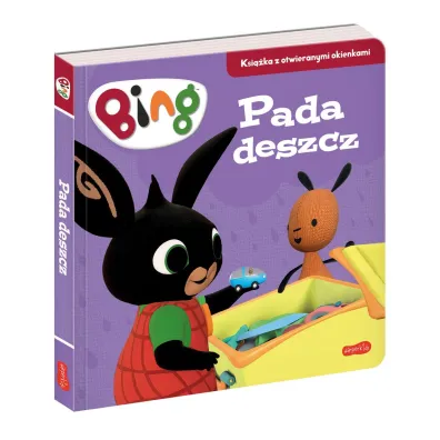 Bing. Pada deszcz. Ksi��ka z otwieranymi okienkami