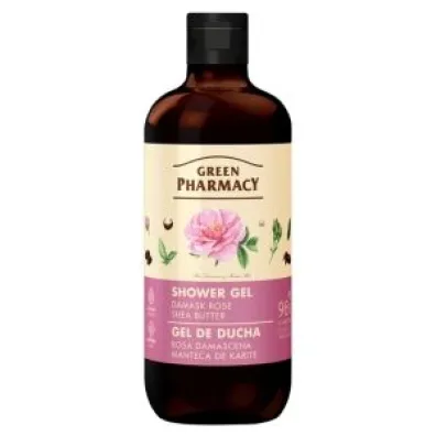 Green Pharmacy R�a damasce�ska i Mas�o shea �el pod prysznic 500 ml