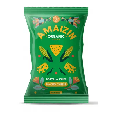Amaizin Chipsy tortilla kukurydziane serowe 150 g Bio