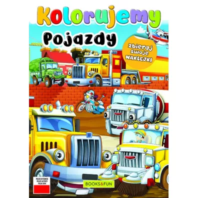 Kolorujemy. Pojazdy