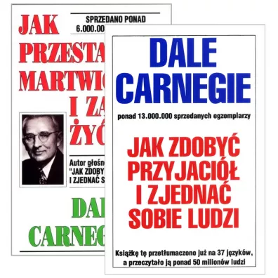 Pakiet: Jak zdoby przyjaci i zjedna sobie ludzi, Jak przesta si martwi i zacz y - Dale Carnegie