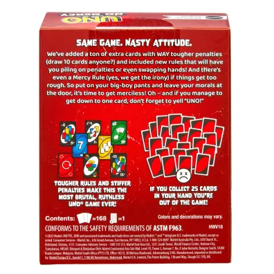 UNO No Mercy bez lito�ci Mattel