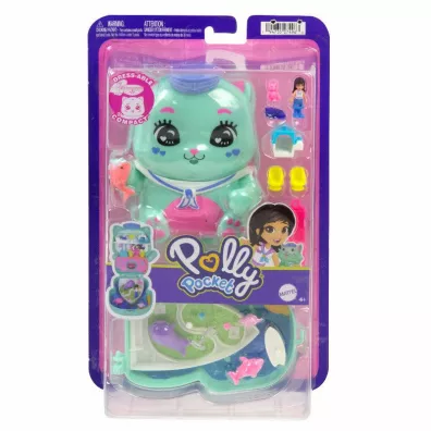 Polly Pocket. Sail Kitty Compact Mattel