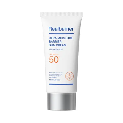 Real Barrier Krem przeciws�oneczny korea�ski nawil�aj�cy do twarzy cera moisture barrier spf 50 50 ml