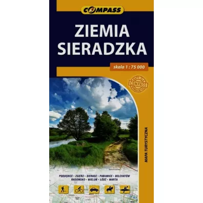 Mapa turystyczna Ziemia Sieradzka 1:75 000