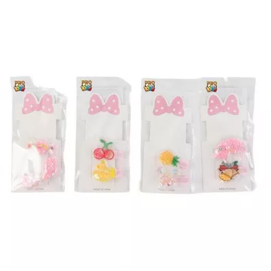 Spinki kolorowe do w�os�w dla dziewczynki mix Pro Kids