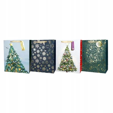 incood. Torba prezentowa 18x23 cm Choinka �nie�ynki