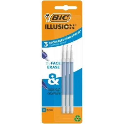 BIC, wk�ad do d�ugopis�w wymazywalnych, 3 szt.