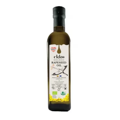 Ekko Olej rzepakowy virgin omega-3 1 l Bio