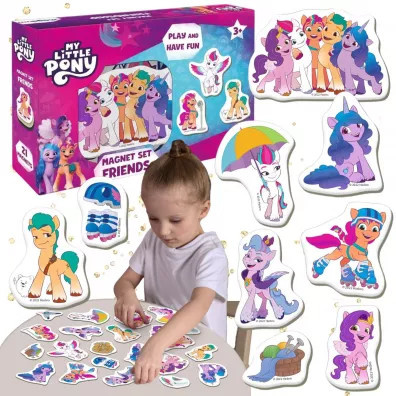 Maksik Magnesy My Little Pony i przyjaciele 21 szt.