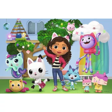 Puzzle 100 el. Koci Domek Gabi Trefl
